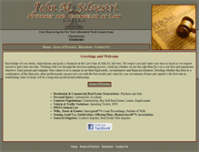 Tablet Screenshot of jsilvestrilaw.com